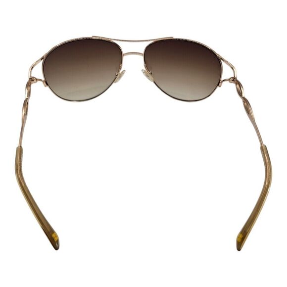 BCBG MAXAZRIA B810 Gold Tone Women Sunglasses L.125MM 59/16 Classic Retro - Picture 4 of 10